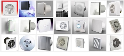 Виды вентиляторов для ванной комнаты