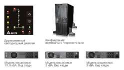 ИБП Delta Electronics Amplon M, спереди и сзади